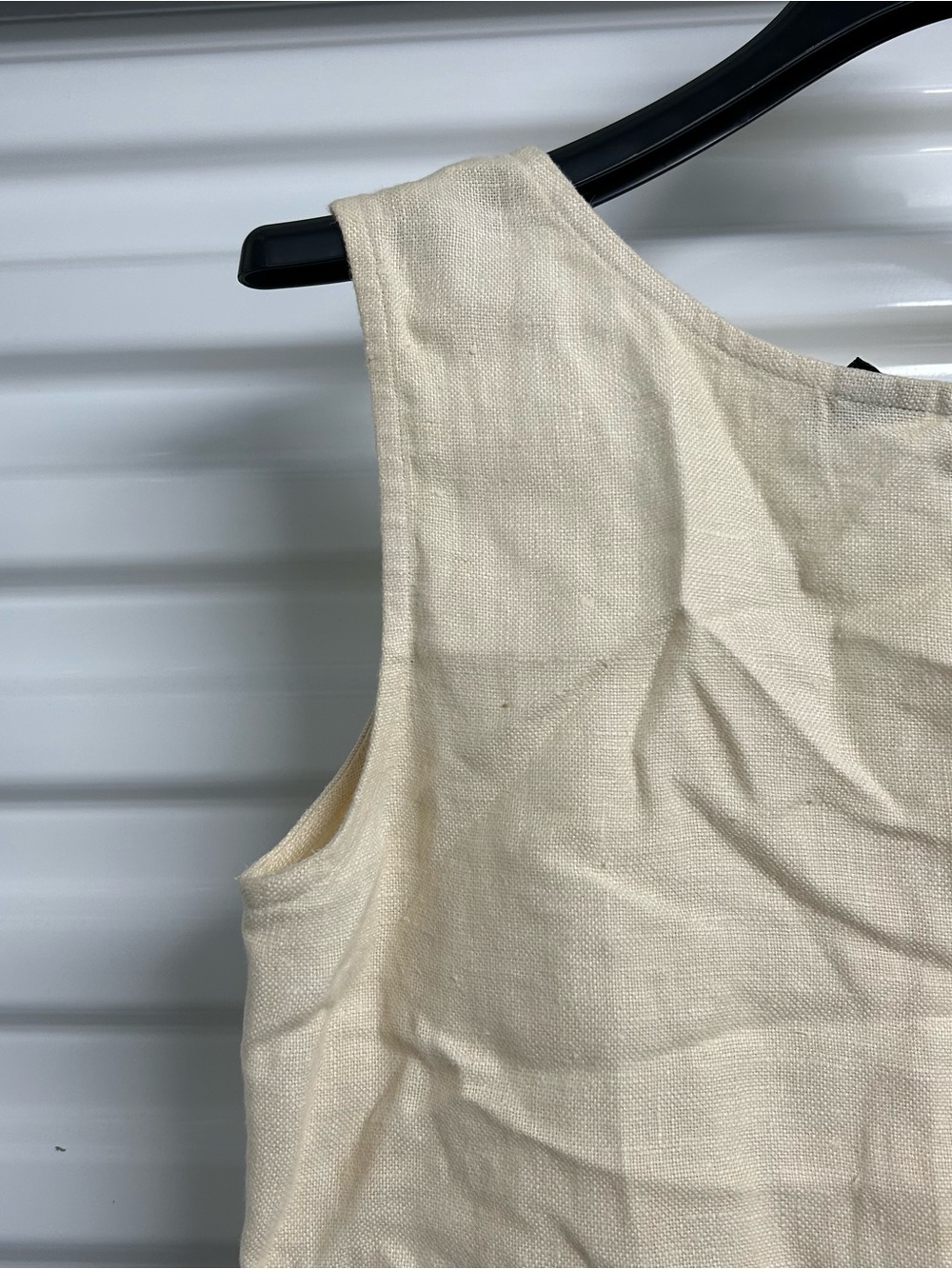 DKNY Cream Fringe Tank Top - Picture 9 of 12